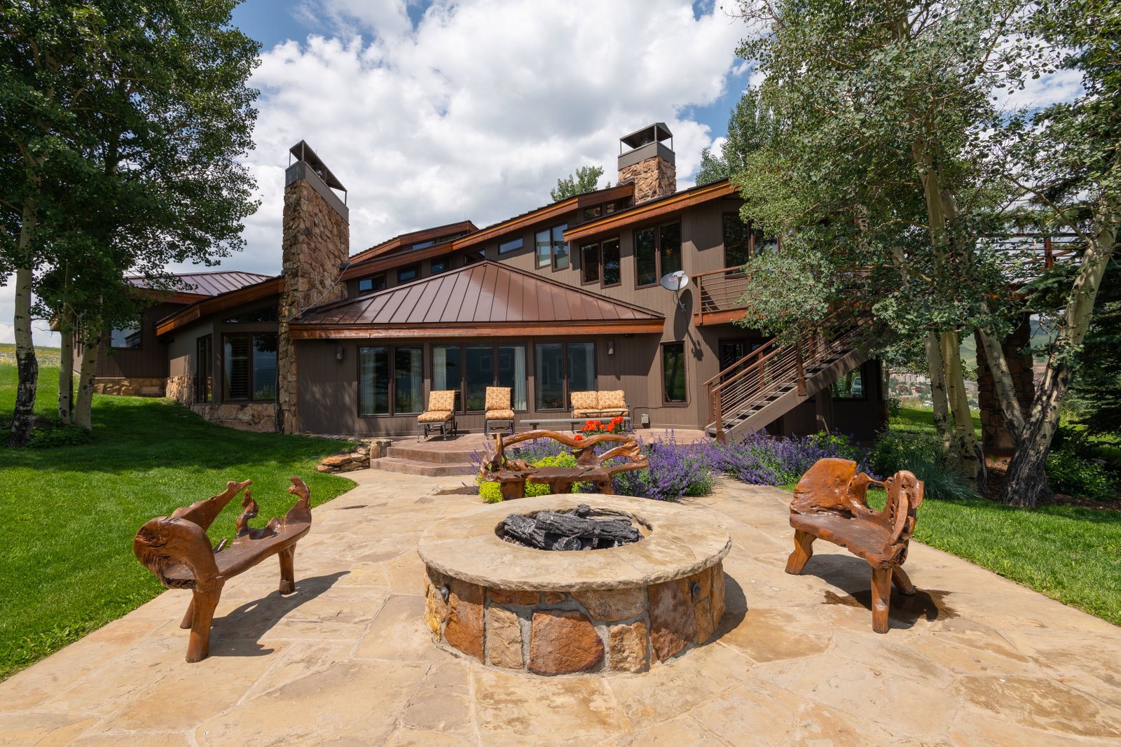 Modern mountain home near Mt. Crested Butte, Colorado