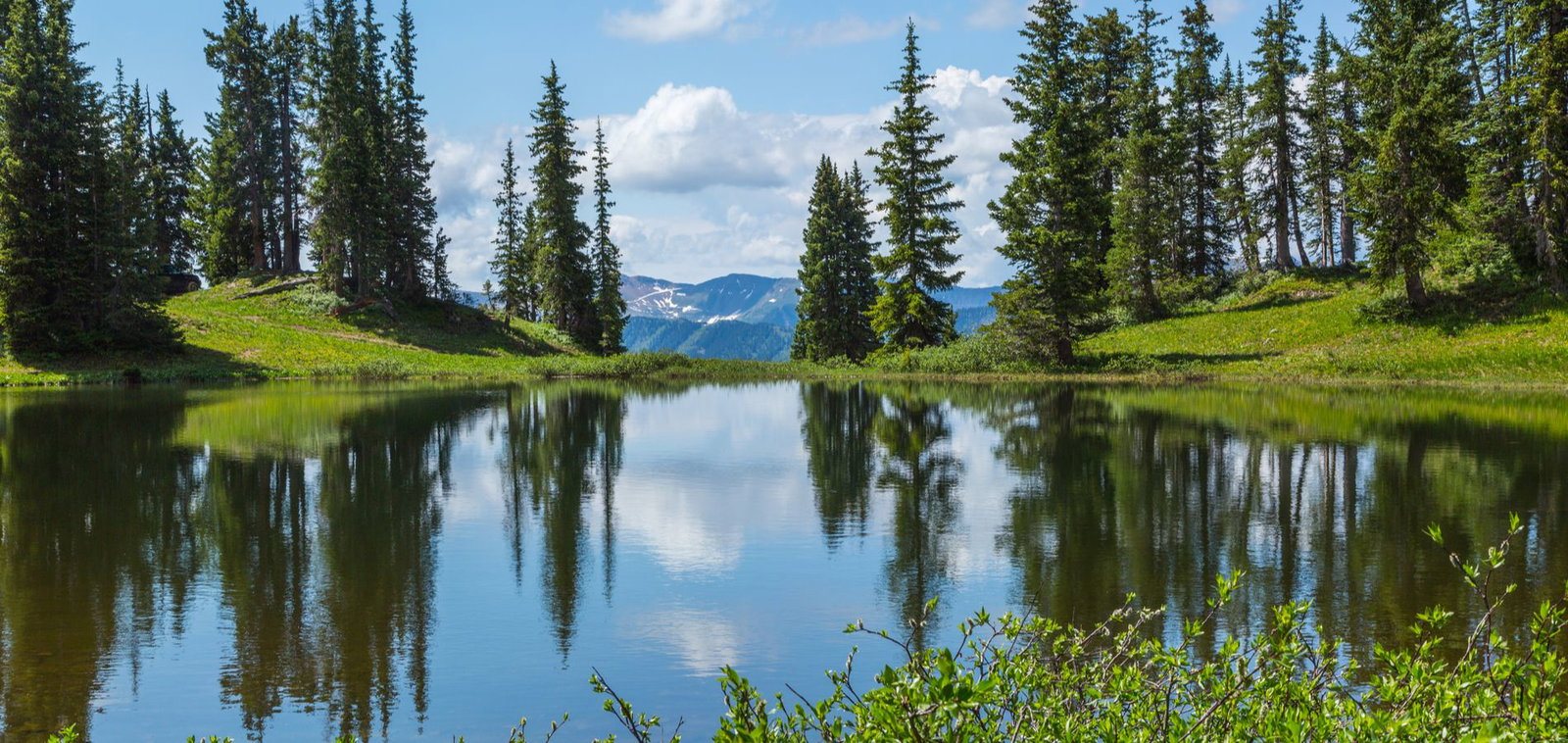 Alpine lake in the Crested Butte backcountry, Colorado